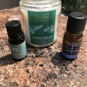 Aromatherapy Candle and Essential Oils Set